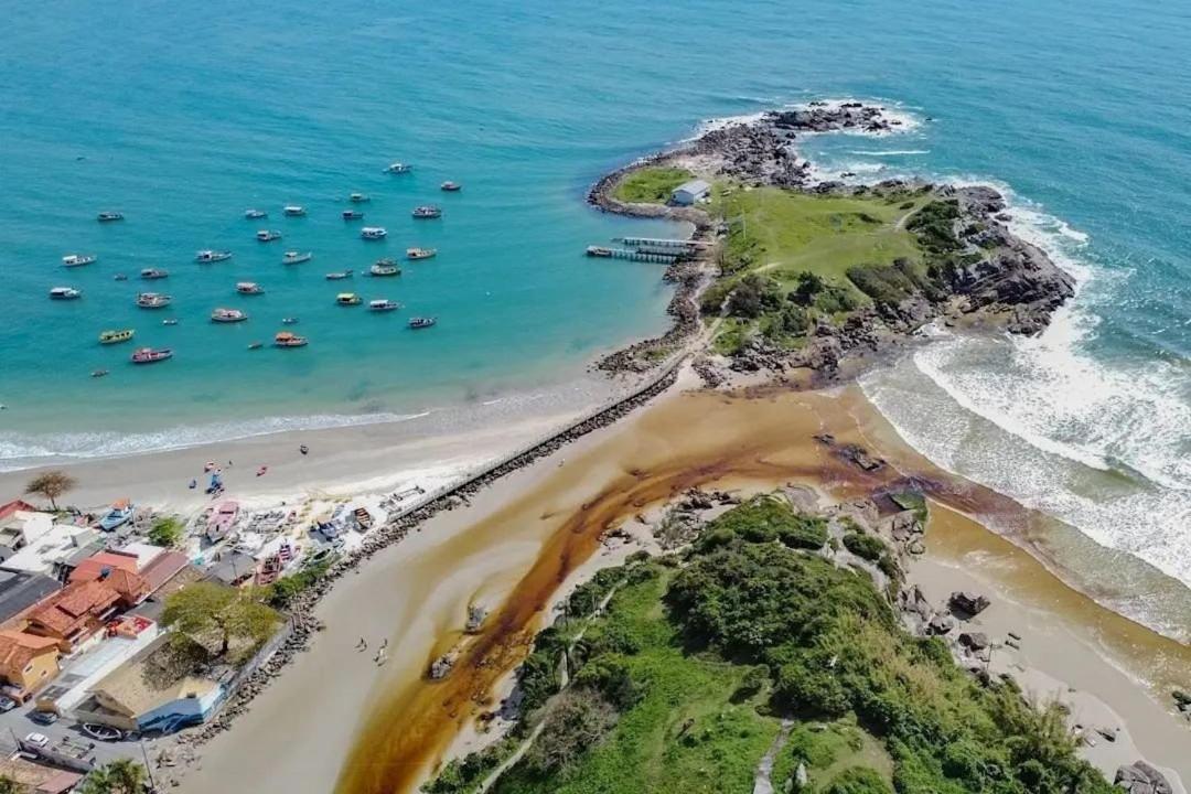 Cabana Com Vista Mar, Nascer Do Sol E Lua Cheia Флорианополис Экстерьер фото