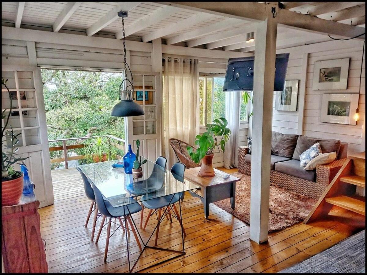Cabana Com Vista Mar, Nascer Do Sol E Lua Cheia Флорианополис Экстерьер фото