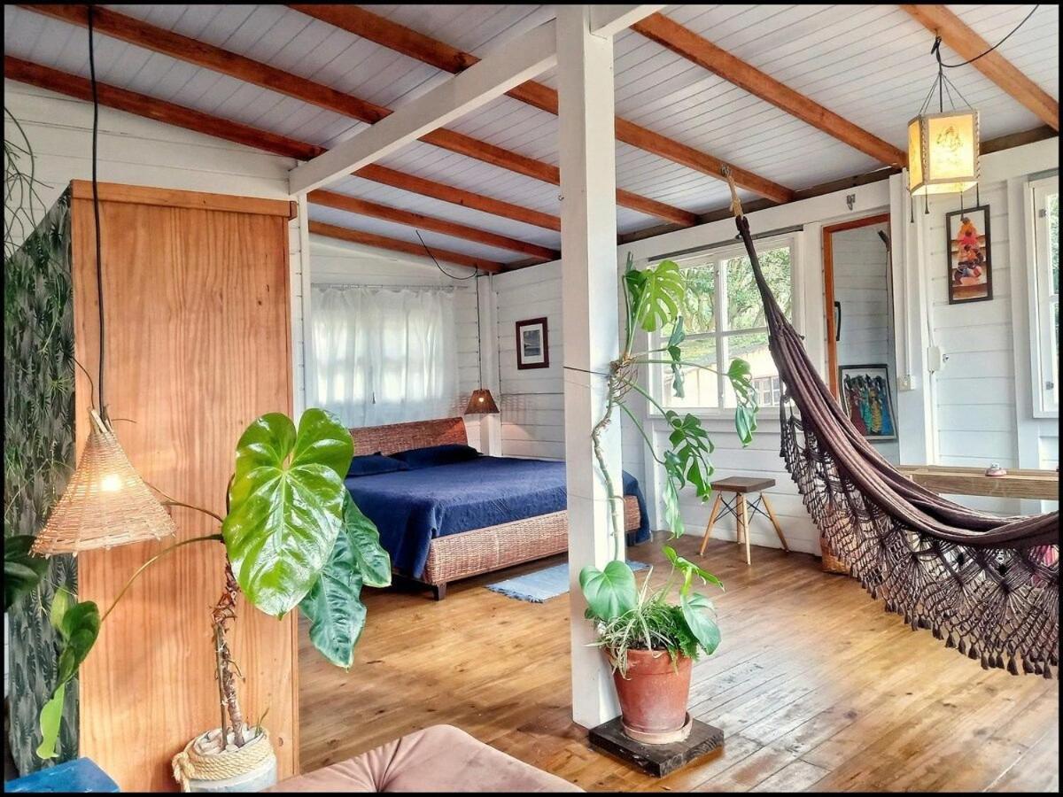 Cabana Com Vista Mar, Nascer Do Sol E Lua Cheia Флорианополис Экстерьер фото