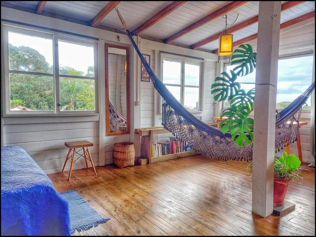 Cabana Com Vista Mar, Nascer Do Sol E Lua Cheia Флорианополис Экстерьер фото