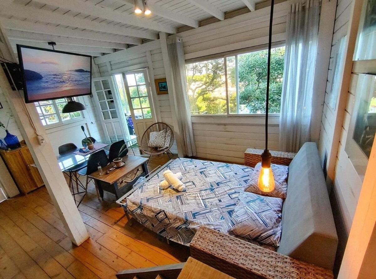 Cabana Com Vista Mar, Nascer Do Sol E Lua Cheia Флорианополис Экстерьер фото
