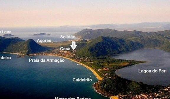 Cabana Com Vista Mar, Nascer Do Sol E Lua Cheia Флорианополис Экстерьер фото
